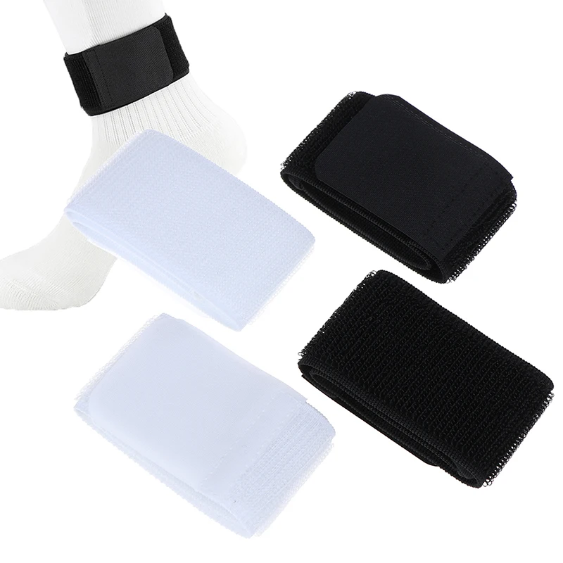 

1Pair Soccer Shin Guard Stay Fixed Bandage Tape Shin Pads Prevent Drop Off Adjustable Elastic Sports Bandage Sport Fixing Belt