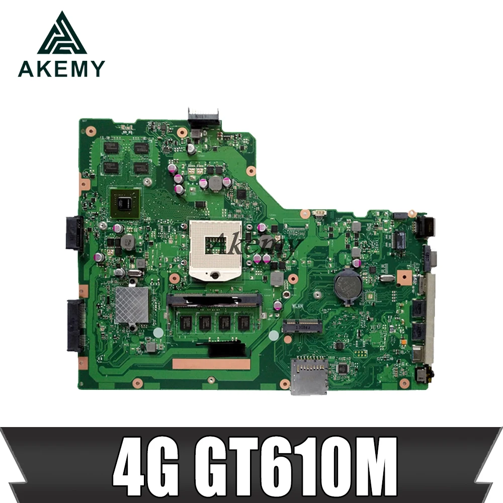 Akemy X75VD материнская плата для ноутбука For Asus X75VC X75VB X75A X75V X75 тестовая оригинальная 4G