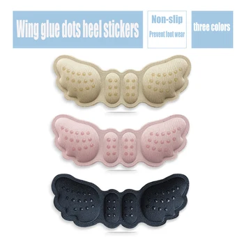 

1 Pairs Anti-wear Feet Care Pads Cushion Wing Guard Heel Sticker Pain Relief Shoes Back Heel Liner Grips Insole Patch Adhesive