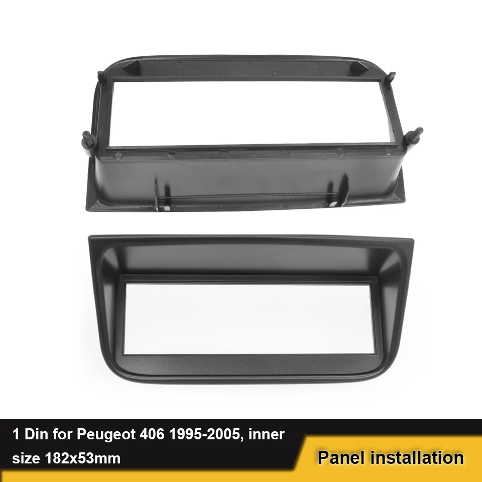 1 Din CD панель для Peugeot 406 1995 2005 Радио Стерео рама тире Установка адаптер аудио уход