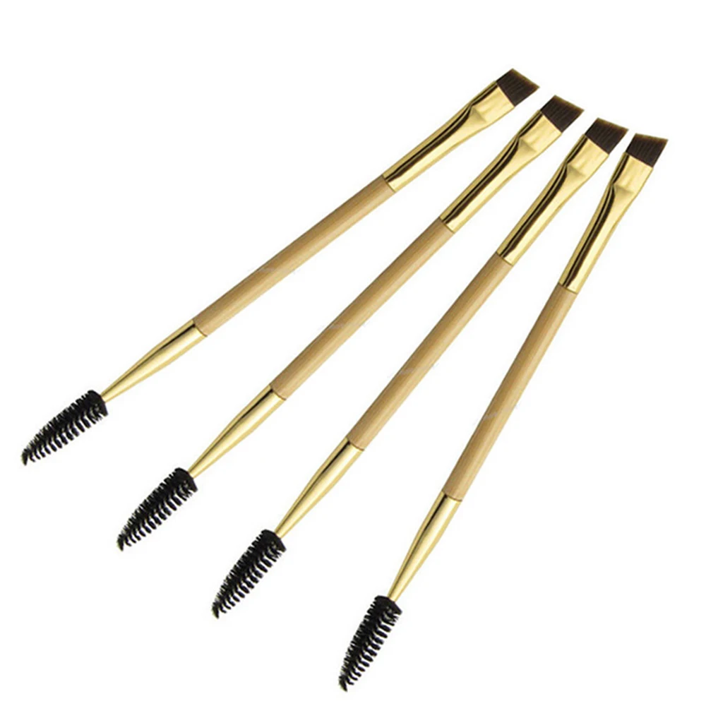 

NEW Eyebrow Brush Beauty Makeup Wood Handle Eyebrow Brush Eyebrow Comb Double Ended Brushes Professional Make Up Beauty Tools