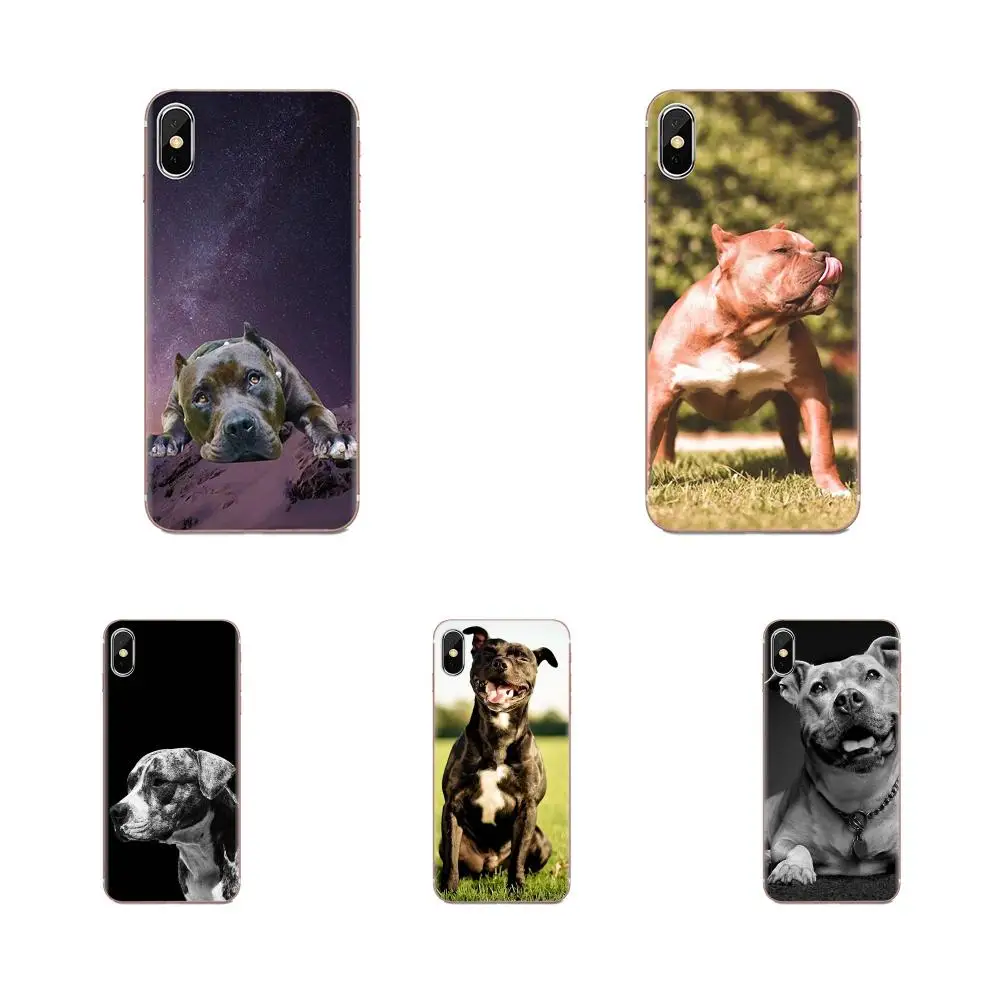 Мягкий чехол Pit Bull Dog Pitbulls дизайн для Sony Xperia Z Z1 Z2 Z3 Z4 Z5 compact Mini M2 M4 M5 T3 E3 E5 XA XA1 XZ
