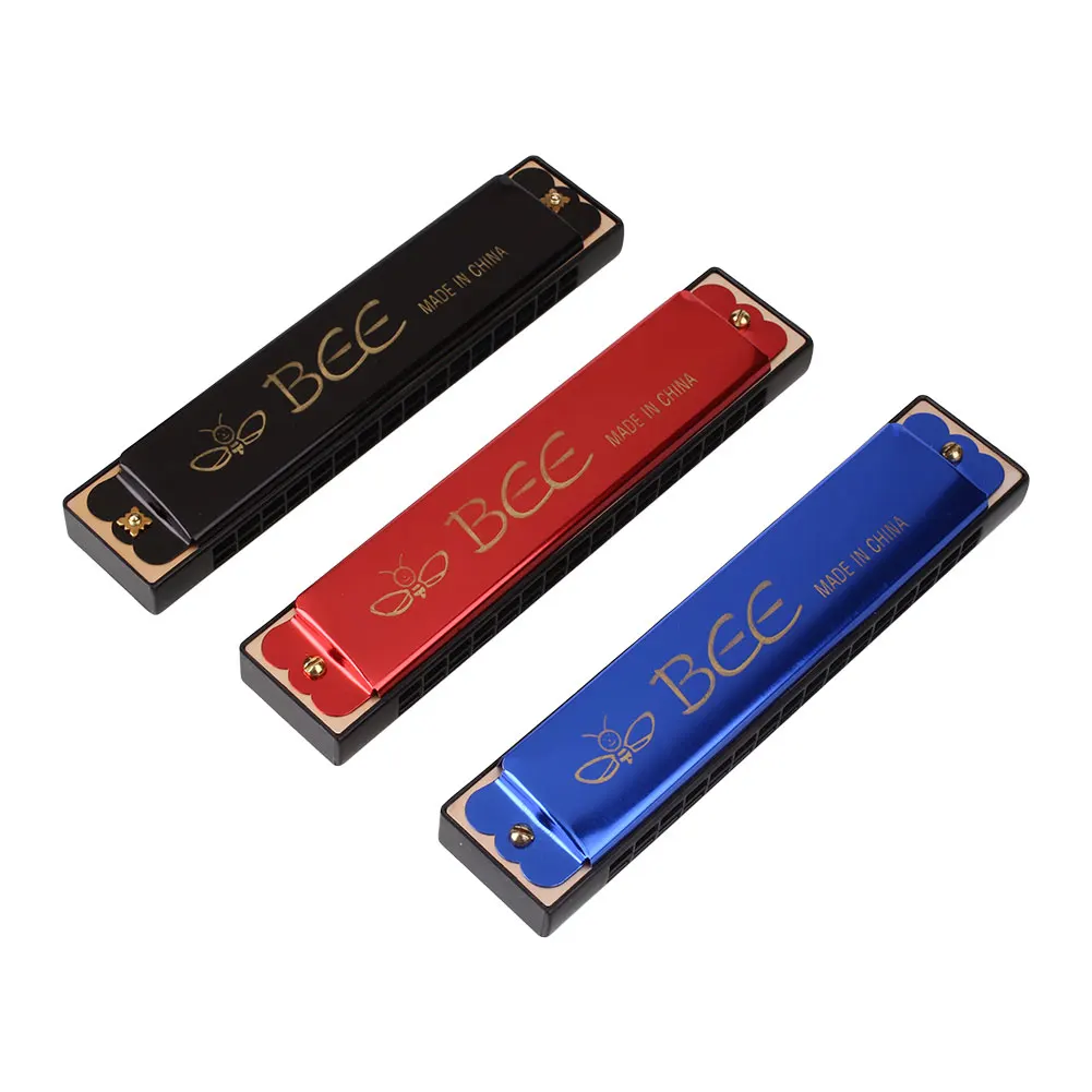 10 Holes C Key Diatonic Blues Harmonica Musical Beginner Education Toy Gift