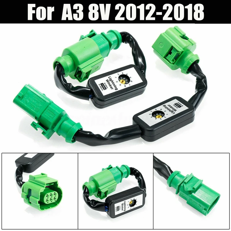 Car Dynamic Add-On Module Cable Wire Harness Tail Light Turn Signal Indicator LED Taillight For- A3 8V 2012-2018 | Автомобили и