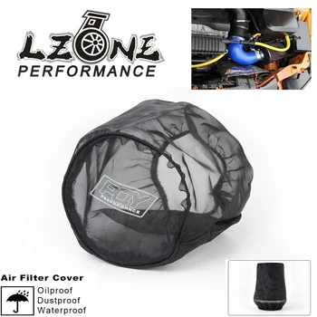 

LZONE - Universal Car Air Filter Protective Cover Waterproof Oilproof Dustproof for High Flow Air Intake Filters Black JR-AIB01