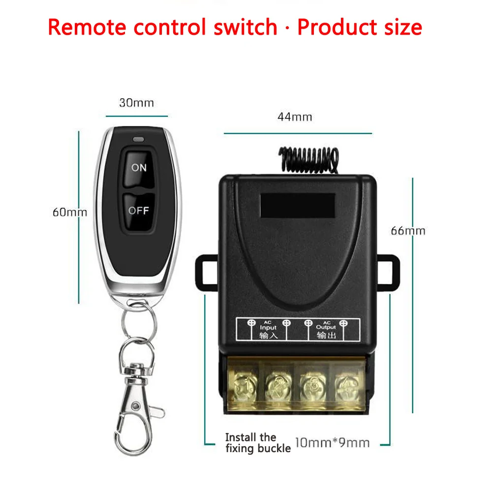 

Wireless Remote Control Switch DC 220V Universal Receiver Module RF Transmitter For Smart Home LED Light Remote Control DIY