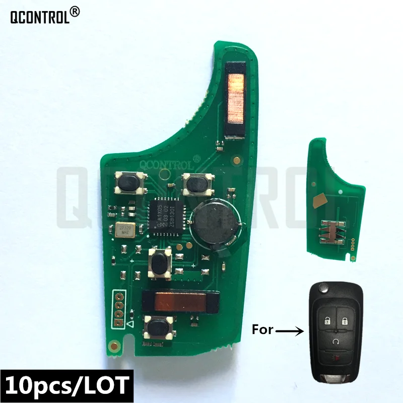 QCONTROL пульт дистанционного управления для автомобиля электронная печатная плата подходит для Chevrolet 315 МГц/433 МГц ID46 чип без ключа-go комфорт-доступ