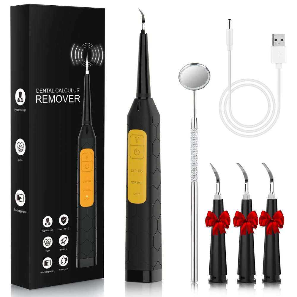 Raspador Dental sónico eléctrico con pantalla LED, eliminador de cálculo Dental, herramienta de Limpieza de manchas de dientes, sarro, blanqueador de dientes