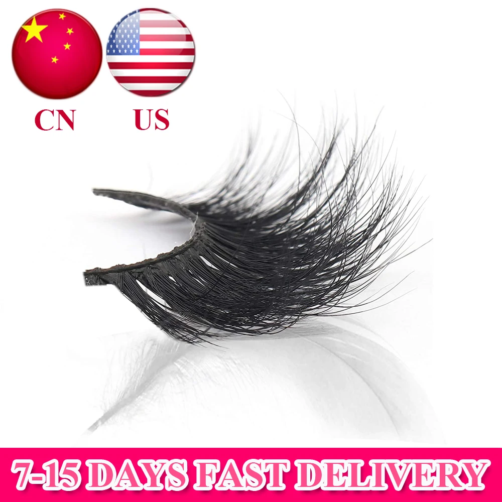 

10Pairs 3D Mink Lashes False Eyelashes Fluffy Thick Cross Dramatic Eyelashes Makeup Wispy Natural Long Thick Fake Lashes Reusabl