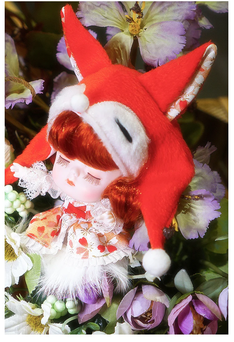 1/12 BJD blyth кукла 26 joint body animals серия ob11 кукла с одеждой Обувь Детский подарок 15 см мини кукла имя от DODO
