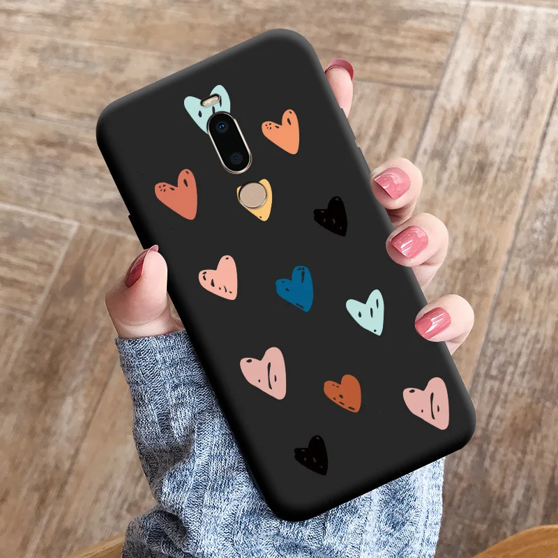 Love Shape TPU Soft Shell For Meizu V8 Prime Case Matte Silicone Fundas For Meizu M8 Case Cute Cartoon Phone Cover For M8 Lite 