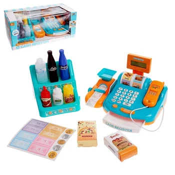 

Game set "Cashier-calculator", with a scanner and scales