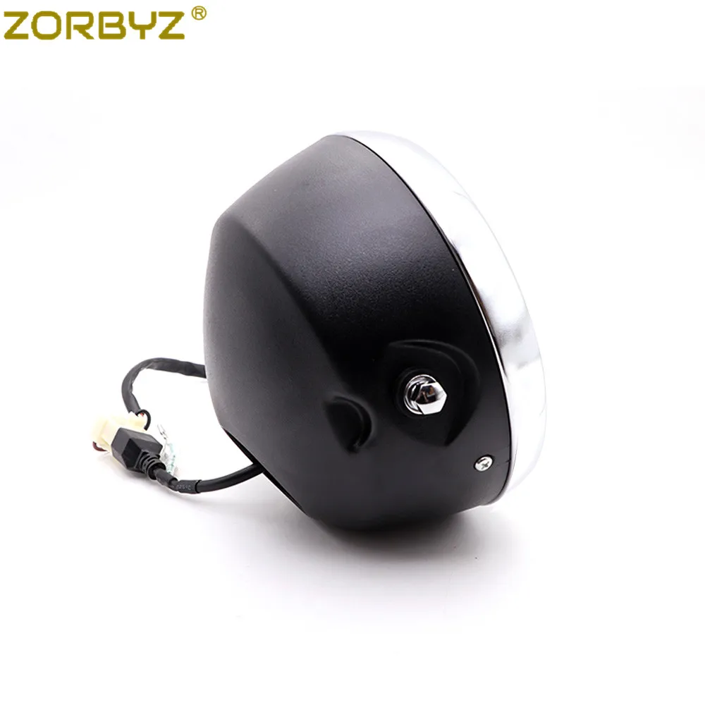 ZORBYZ мотоцикл 7 ''круглый светодиодный проектор модифицированный головной светильник с ангельским глазом светильник для Harley Honda CB400 CB500