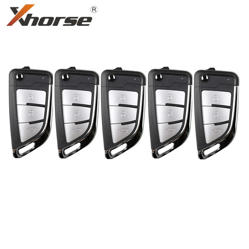 Xhorse VVDI2 XKKF21EN VVDI нож 2 стиля (Flip 3BTN) для Key Tool 5 шт./лот| |