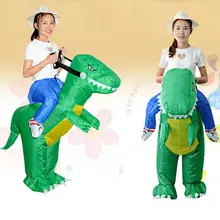 Надувное Животное Динозавр Хэллоуин костюм для вечеринки трехмерное Rideable динозавр крепление платье