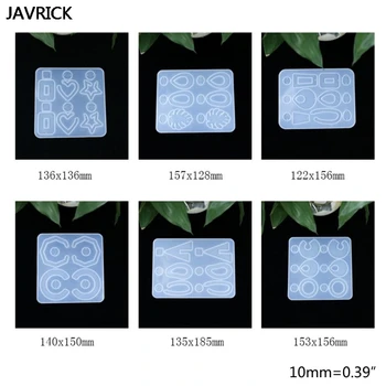 

Crystal Resin Mold Geometric Irregular Earring Necklace Mould Pendant Making Tool DIY Jewelry Arts Crafts