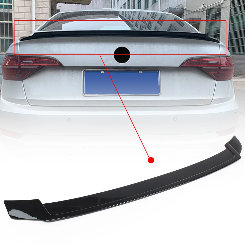 Car Tail Trunk Wing Rear Lip Spoiler Auto Exterior Moulding For