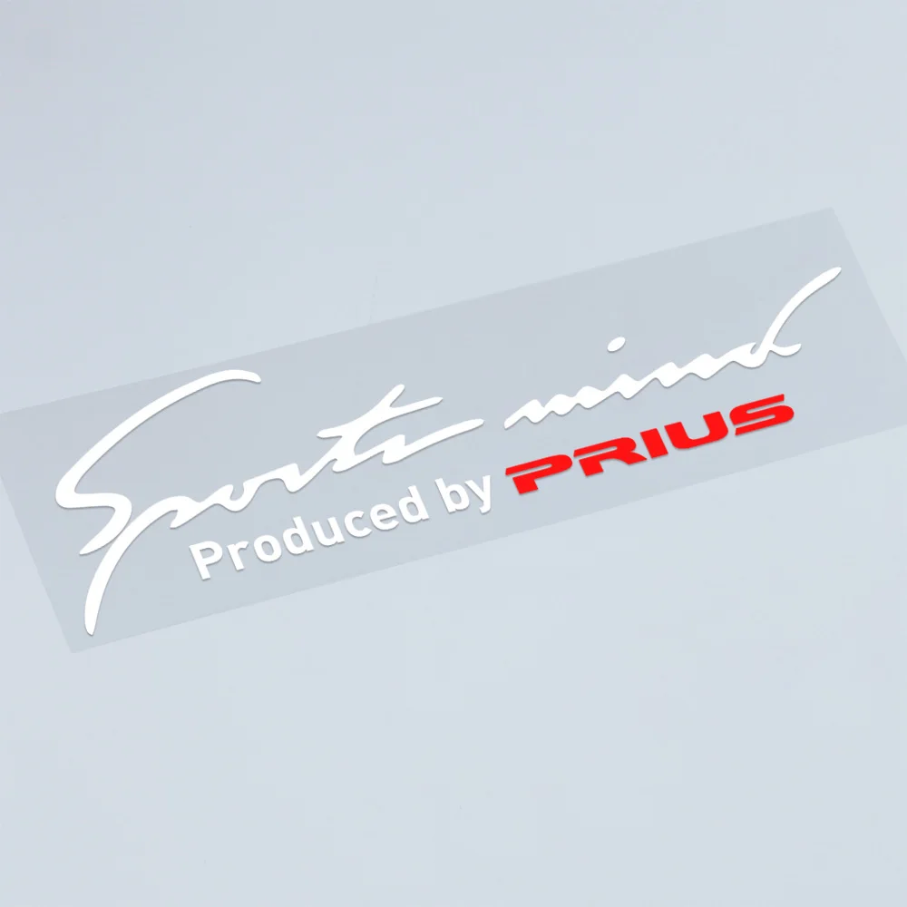 Sports Mind Car Stickers For Toyota Prius Car Light Eyebrow Decals Vinyl Auto Accessories Car Stickers And Decals Car Decoration - Название цвета: Silver Red