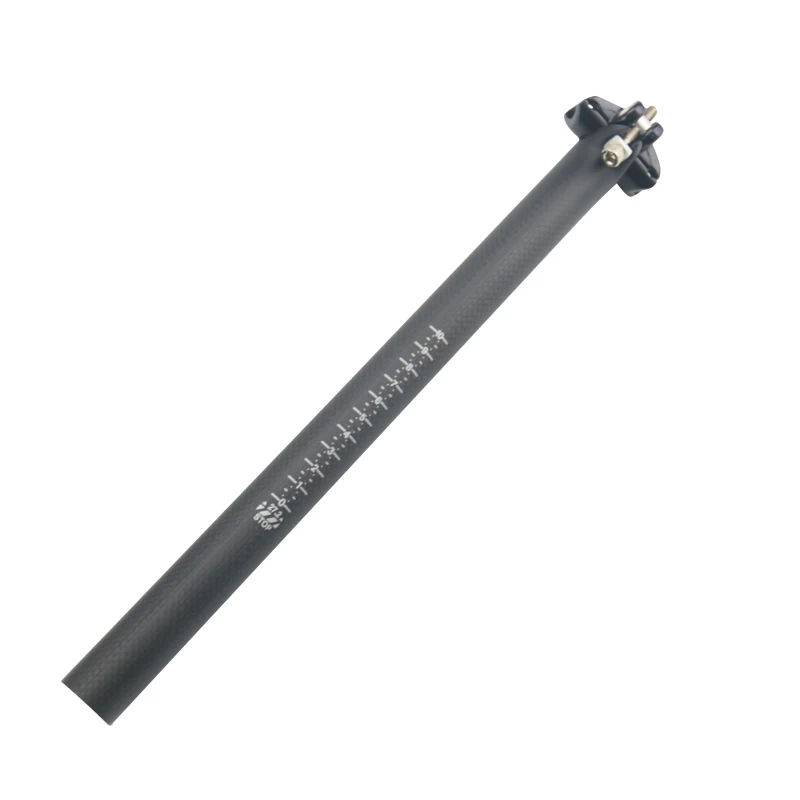 No Logo 3K MatteGlossy Seat Post Mtb Black Seatpost Carbon Road Bicycle 25.427.230.831.6mm Seatposts Mountain Seat Posts (6)