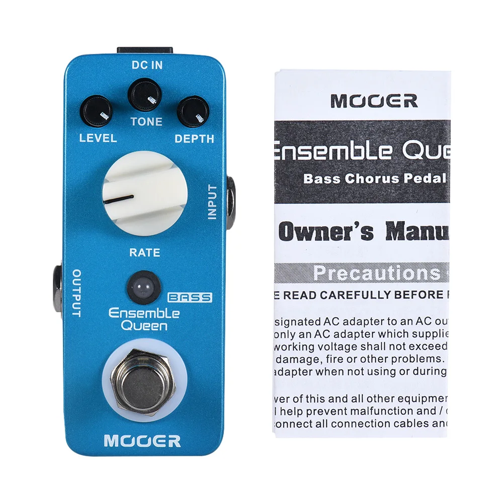 

Hot New Ensemble Queen Bass Chorus Effect Pedal True Bypass Full Metal Shell