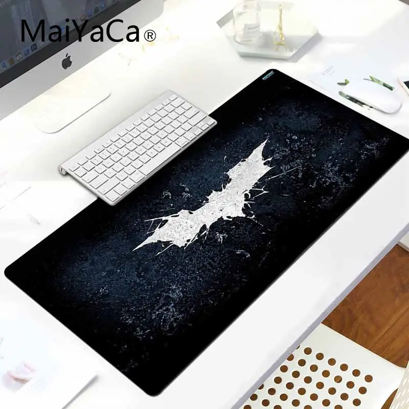 MaiYaCa ваш собственный коврик с логотипом Бэтмена, игровой коврик для геймера, коврик для мыши, игровой коврик для ноутбука, коврик для мыши, игровой коврик для мыши