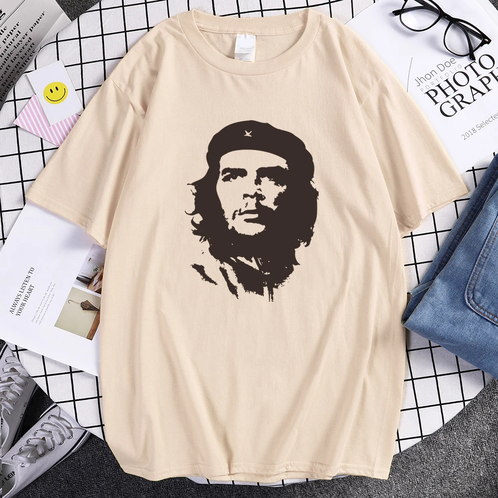 Мужская футболка с принтом Che Guevara Hero 100% хлопок футболки короткими рукавами