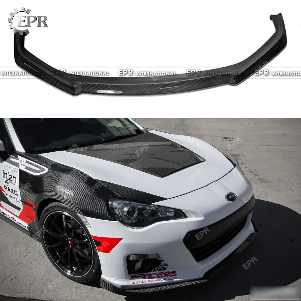 Углеродная Передняя Накладка для губ FT86 GT86 FRS CS Стиль углеродное волокно передняя