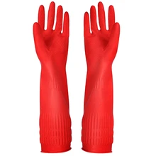 PHFU-3 пар резиновые перчатки кухонные перчатки для мытья посуды, водонепроницаемые Многоразовые, многофункциональные перчатки