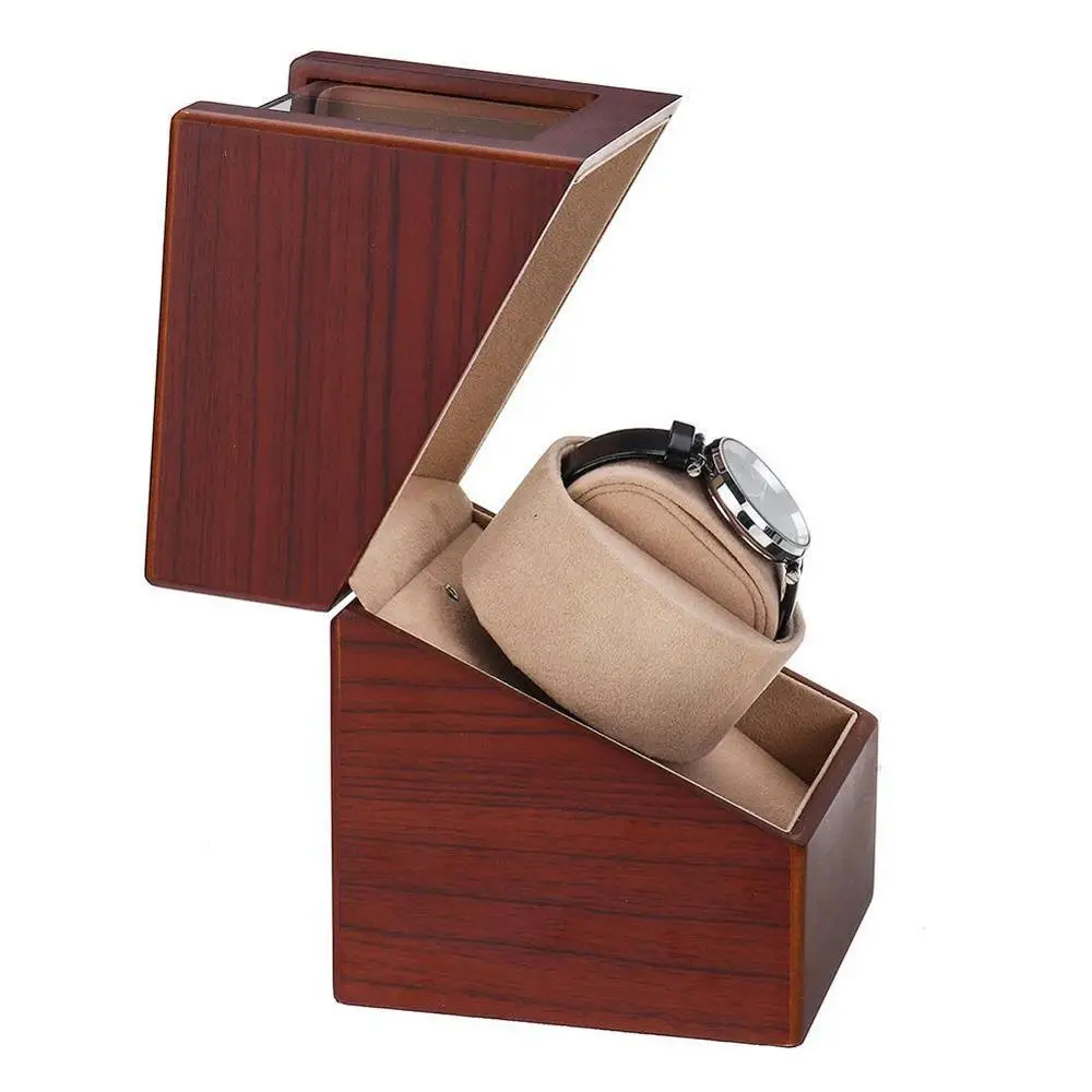 

MDF matte finish Watch Shaker Watch Winder Case Holder Display Automatic Mechanical Brown Winding Jewelry accessories