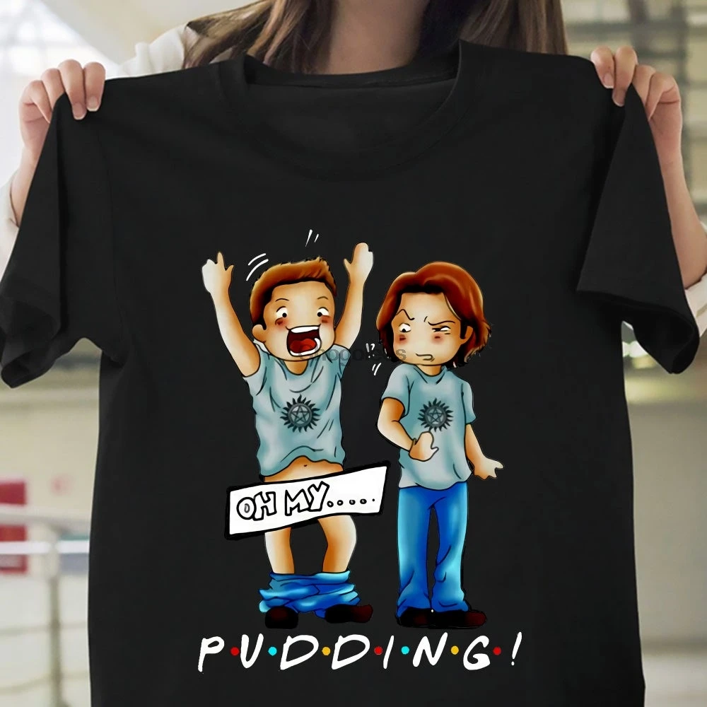 Pudding Oh My Supernatural Dean & Sam Winchester Funny Parody T Shirt