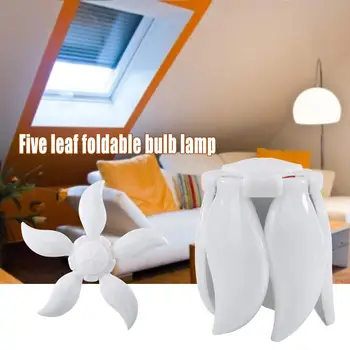

E27 140LED 220V Foldable Bulb Light Constant Current Garage Lamp Home Lighting Telescopic Leaves with Excellent Brightness