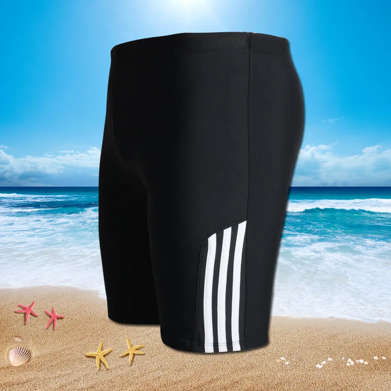 

2019 New Style Men Shorts Swimming Trunks Beach Boxer Short Shorts Plus-sized Hot Springs Bathing Suit