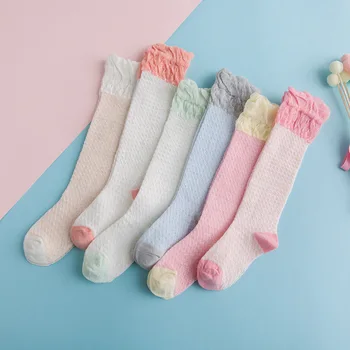 

Newborn Baby Socks Loose Mouth Bubble Knee-Length Kid's Socks Mesh Cotton Socks baby girl socks