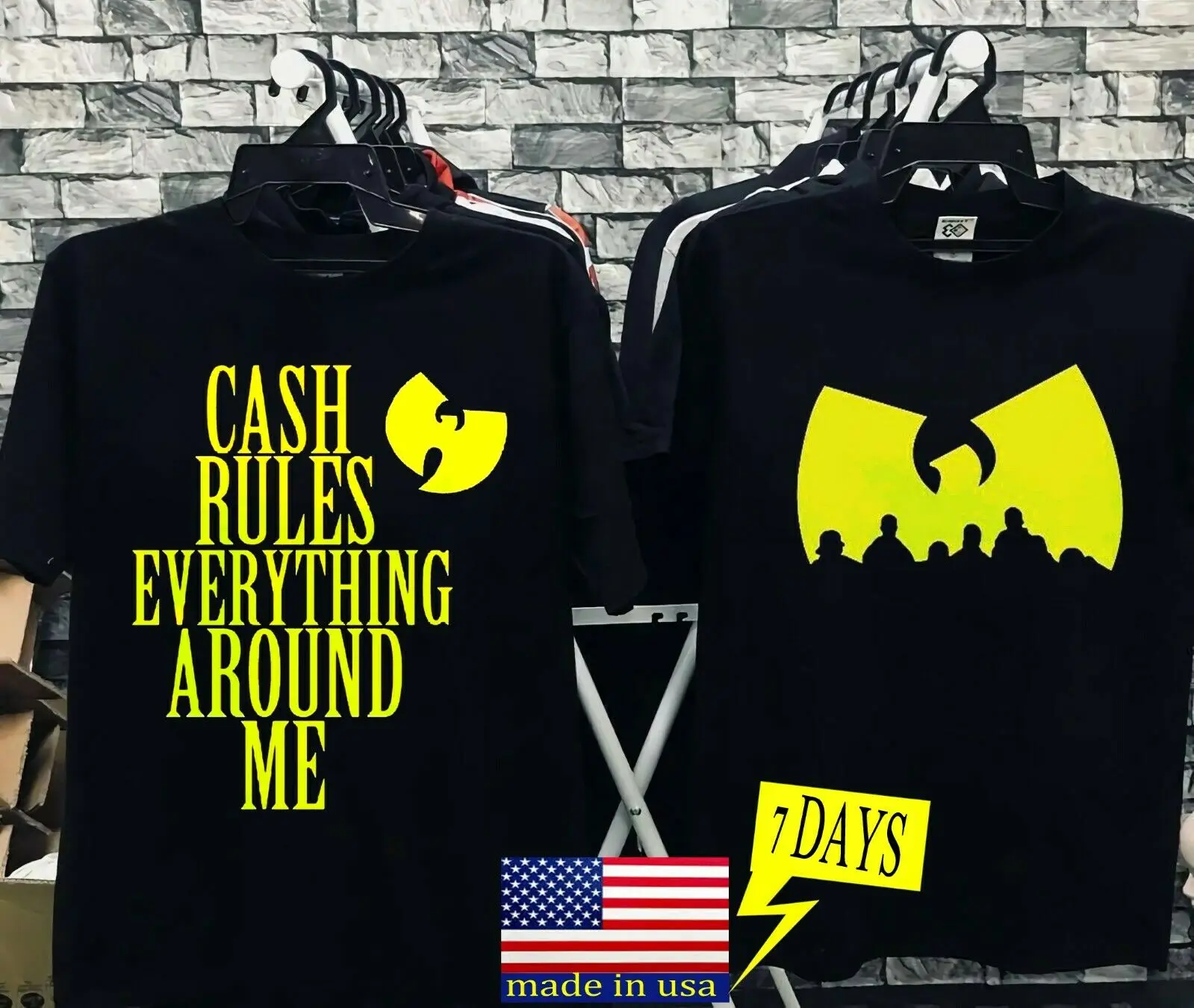 Новая Винтажная футболка с логотипом Wu Tang Clan Gidan limited edition Размер S 5Xl|Футболки| |