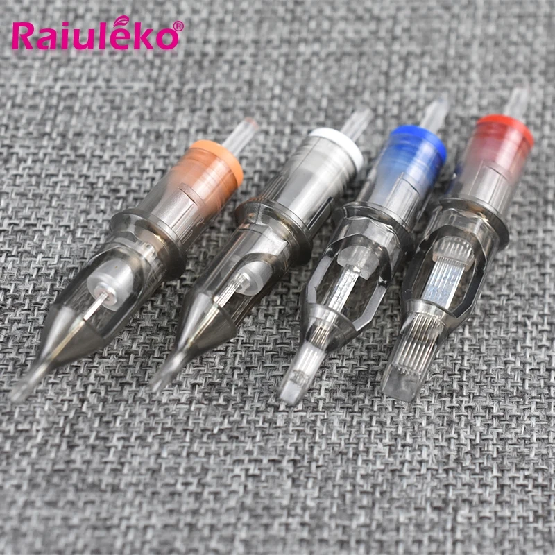 

10pcs Tattoo Cartridge Needles Disposable Semi-Permanent Makeup Needles 1RL/3RL/5RL/7RL/9RL/11RL/13RL/15RL Eyebrow Lip Tattoo