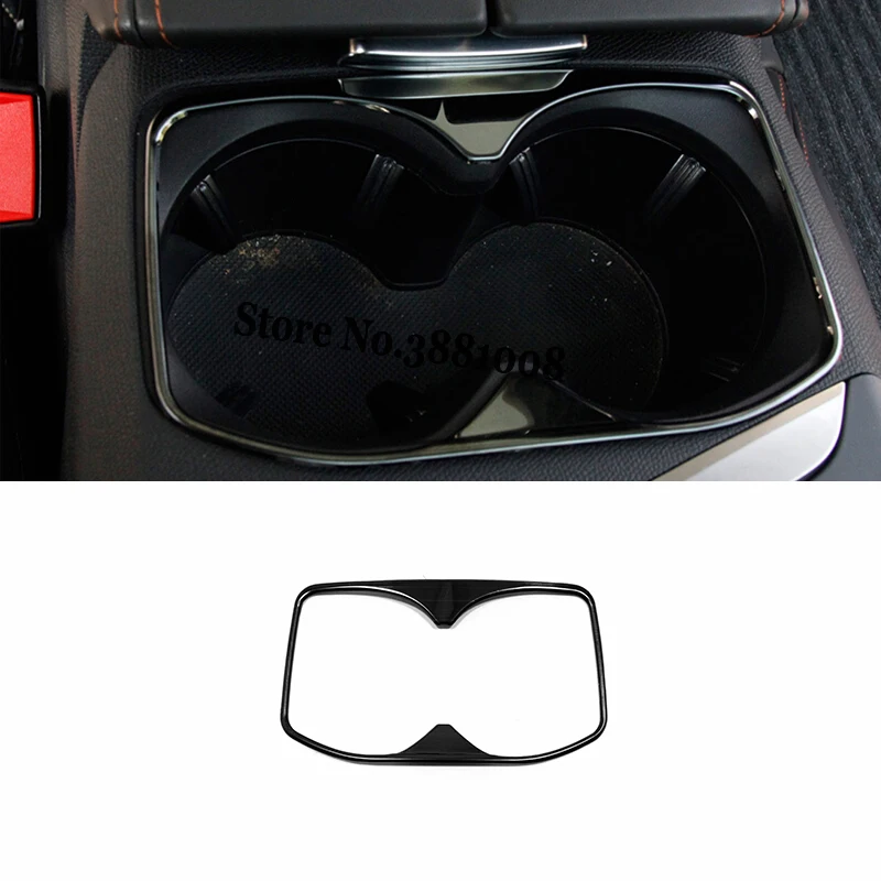 

Stainless steel For Peugeot 3008 GT 5008 2017-2021 Car Rear Tail water cup holder frame Cover Trim Car Styling Accessories 1pcs