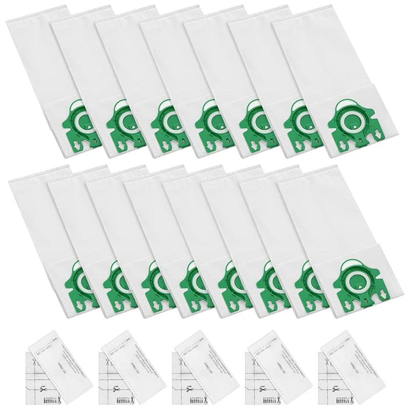 Type U AirClean 3D Efficiency Dust Bag Compatible for Miele S7000 S7999
