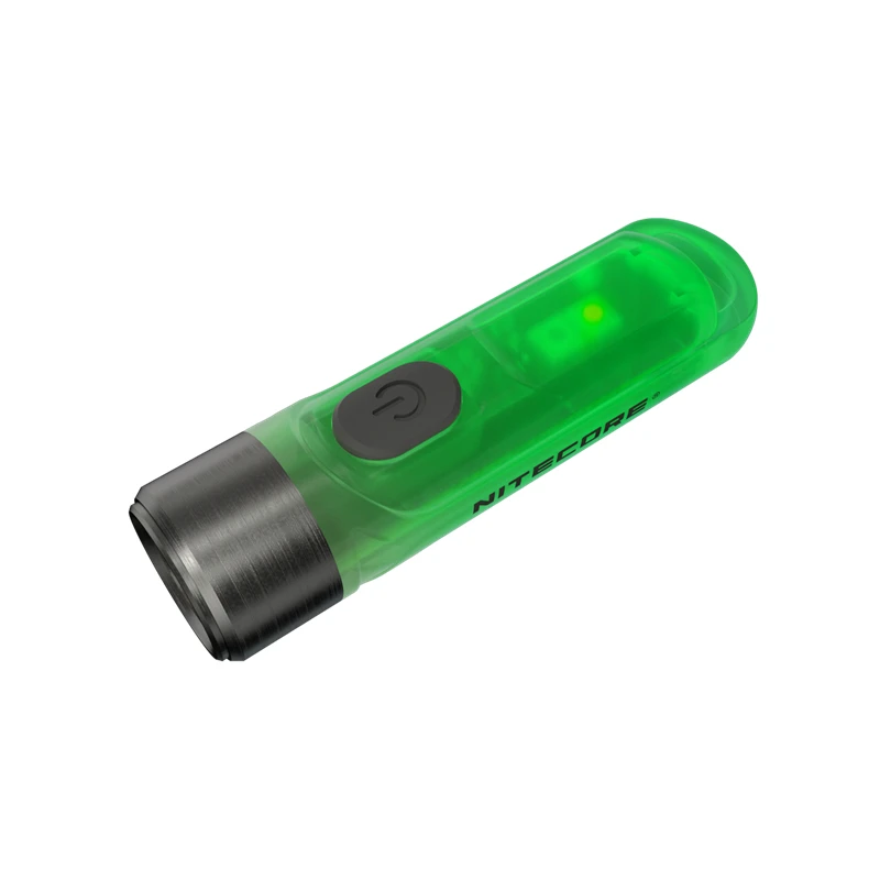 Оригинальные NITECORE TIKI / LE GITD серебристо черный Мини футуристический брелок
