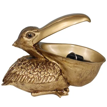 

HOT SALE Door Living Room Crafts Bedroom Jewelry Statue Table Home Decor Key Storage Entrance Cabinet Resin Office Toucan Orname