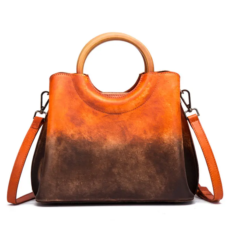 

Genuine Leather Women's Portfolio Business Bag Briefcase Laptop Bag Messenger Bag Handbag luxury handbags women bags designer