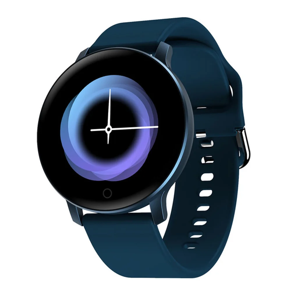 Blue Горячая Распродажа, Новые смарт-часы с Bluetooth для IOS, Android, IPhone, браслет для измерения артериального давления, трекер сердечного ритма для женщин и мужчин, Смарт-часы - Цвет: Blue