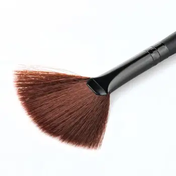 

OutTop 2018 NEWLY 1 PC Makeup Fan Goat Hair Blush Face Powder Foundation Cosmetic Brush 04.13