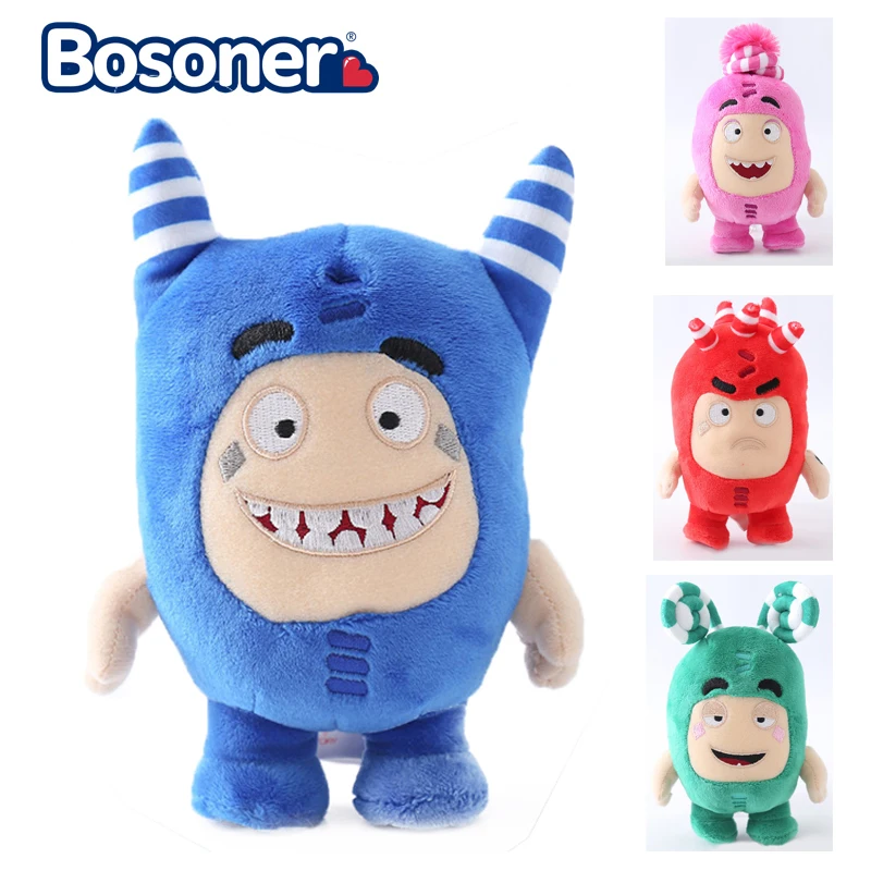 24 см мультфильм Oddbods аниме плюшевая игрушка сокровище солдат монстр мягкую