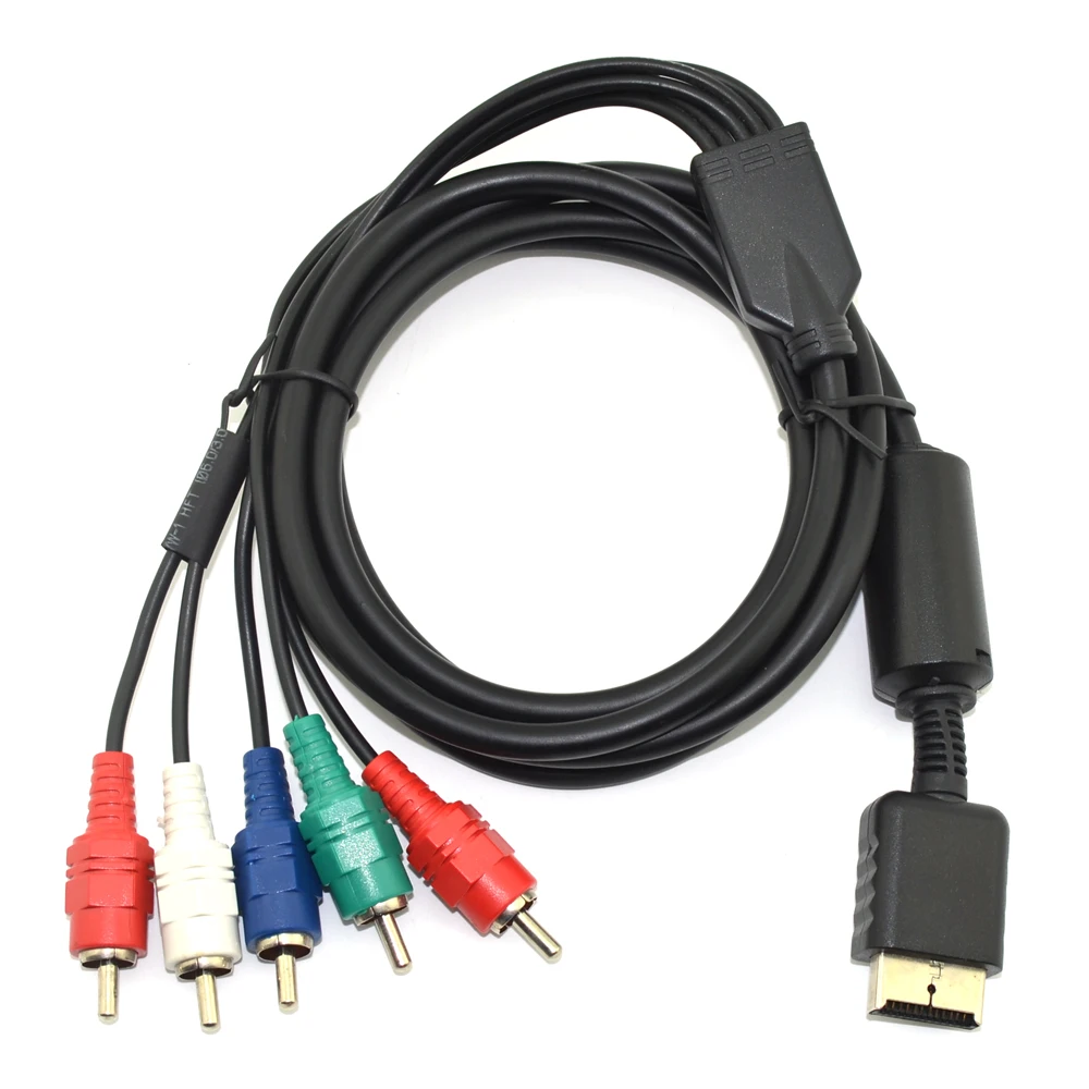 10 pcs Component 5RCA AV cable Audio Video HD TV Cable For Playstion 2