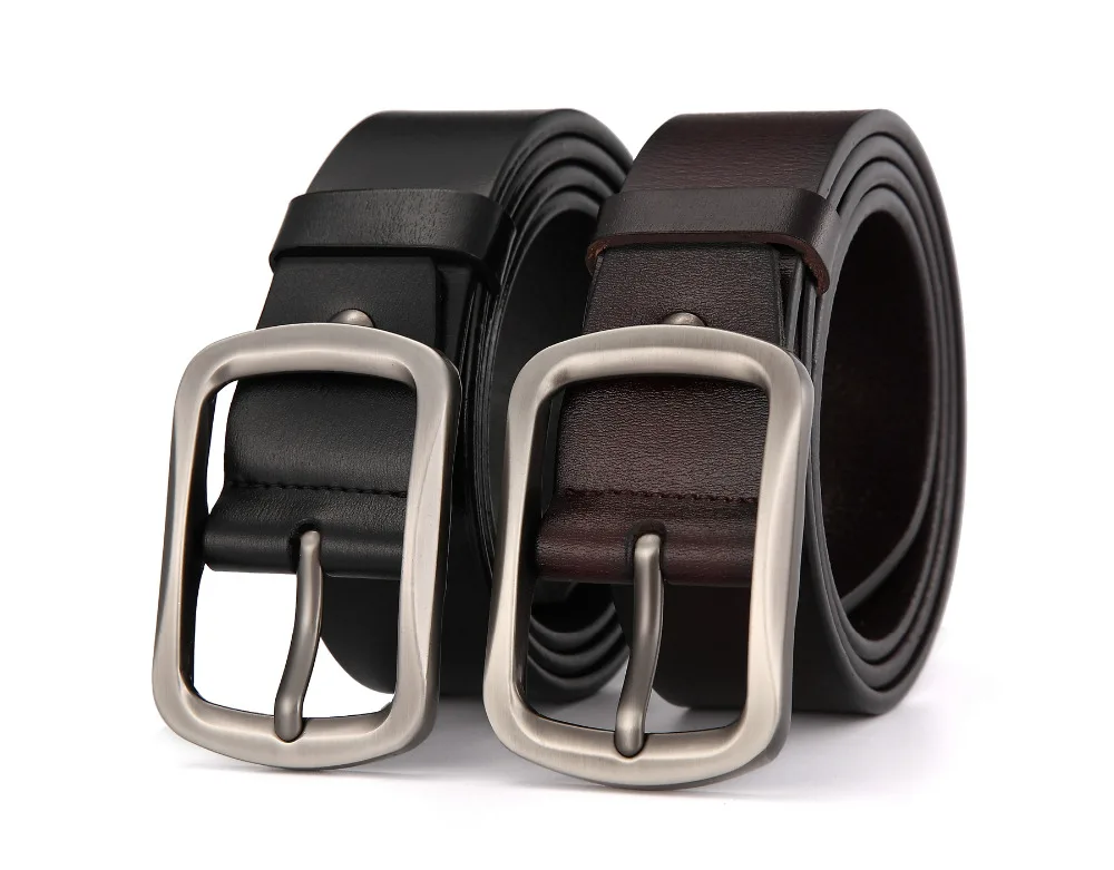 New men's leather belt retro high quality men's casual belt fashion luxury strap men's leather belt jeans pin buckle business be