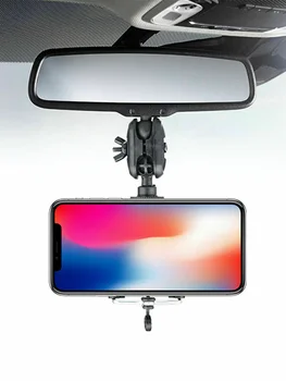 

Car Auto Universal Rearview Mirror Extension Mobile Phone Seat Bracket Navigator GPS Holder Support Driving Recorder Frame