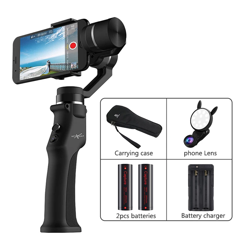 5 BEYONDSKY EYEMIND ручной карданный 3-осевой стабилизатор мобильного iPhone Andriod экшн Камера Yi Gopro Sjcam eken VS ZHIYUN Smooth 4 - Цвет: 5