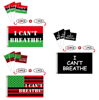 

11PCS/Set New Creative DIY I Can'T Breathe BANNER I CAN'T BREATHE FLAG