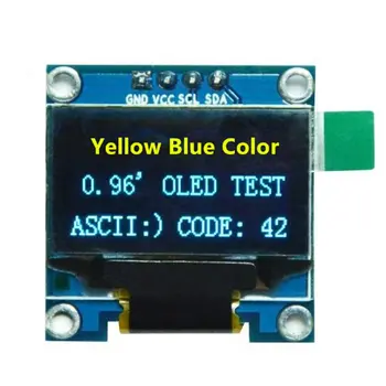 

0.96" Yellow Blue/Blue/White I2c IIC Serial Oled LCD LED Module 128X64 for Arduino Display Raspberry PI 51 Msp420 Stim32 SCR