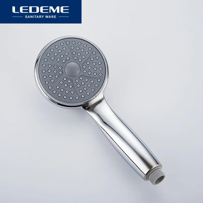 LEDEME Bathtub Faucet Outlet Pipe Bath Bathtub Faucets Set 1 set Chrome Plated Surface inside Brass Material Shower Head L2207